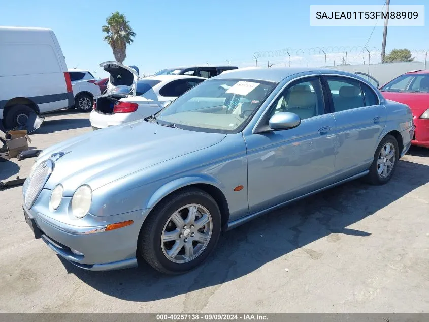 SAJEA01T53FM88909 2003 Jaguar S-Type 3.0L V6