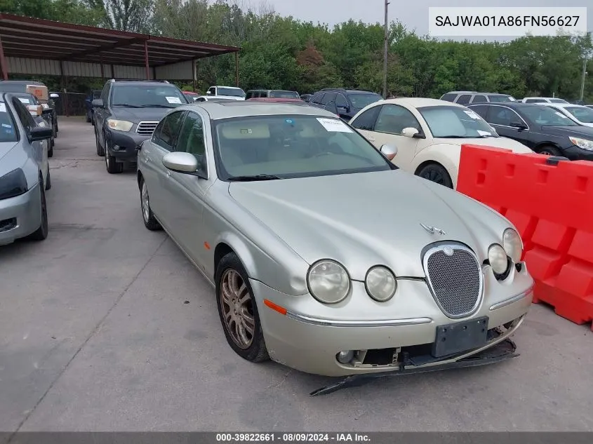 SAJWA01A86FN56627 2006 Jaguar S-Type 3.0L V6