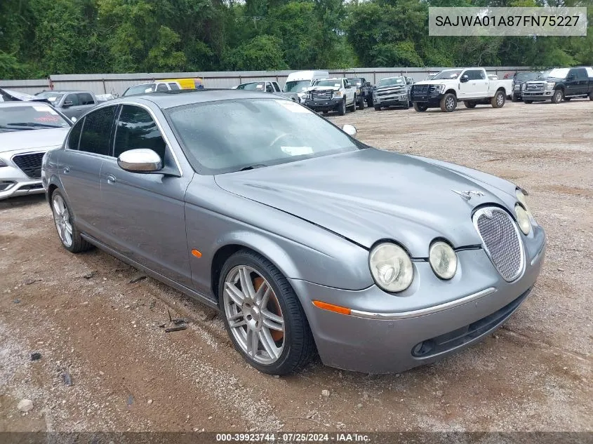 SAJWA01A87FN75227 2007 Jaguar S-Type 3.0 V6