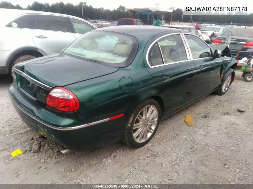 SAJWA01A28FN87178 2008 Jaguar S-Type