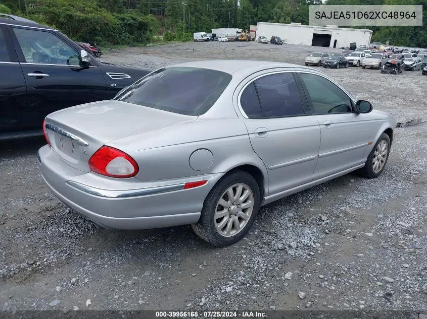 SAJEA51D62XC48964 2002 Jaguar X-Type 2.5L