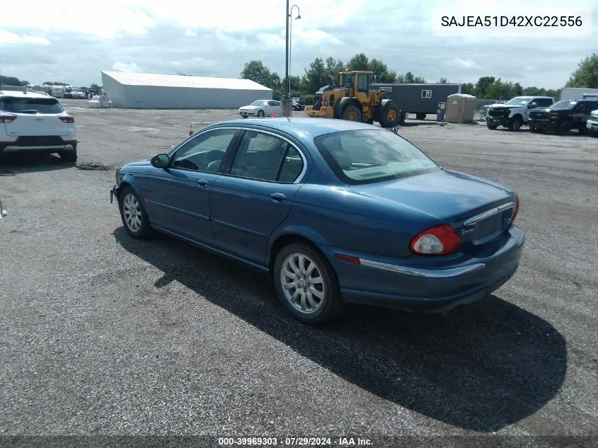 2002 Jaguar X-Type 2.5L VIN: SAJEA51D42XC22556 Lot: 39969303