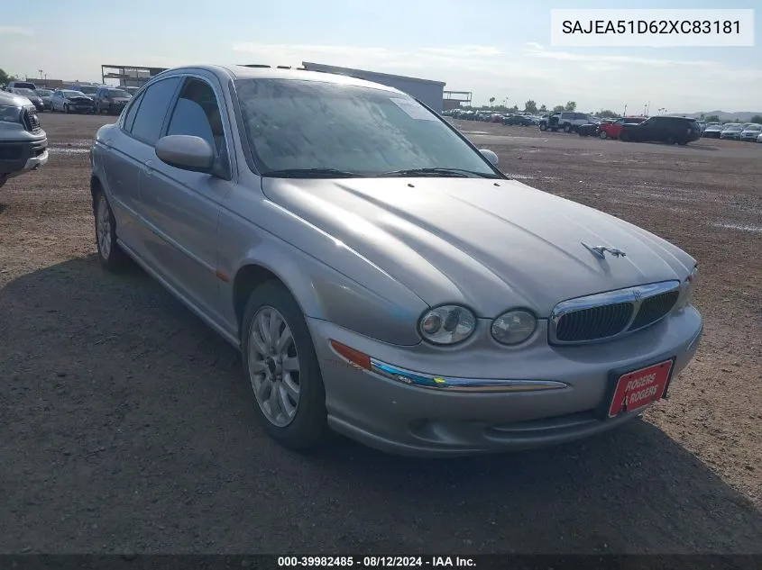 SAJEA51D62XC83181 2002 Jaguar X-Type 2.5L