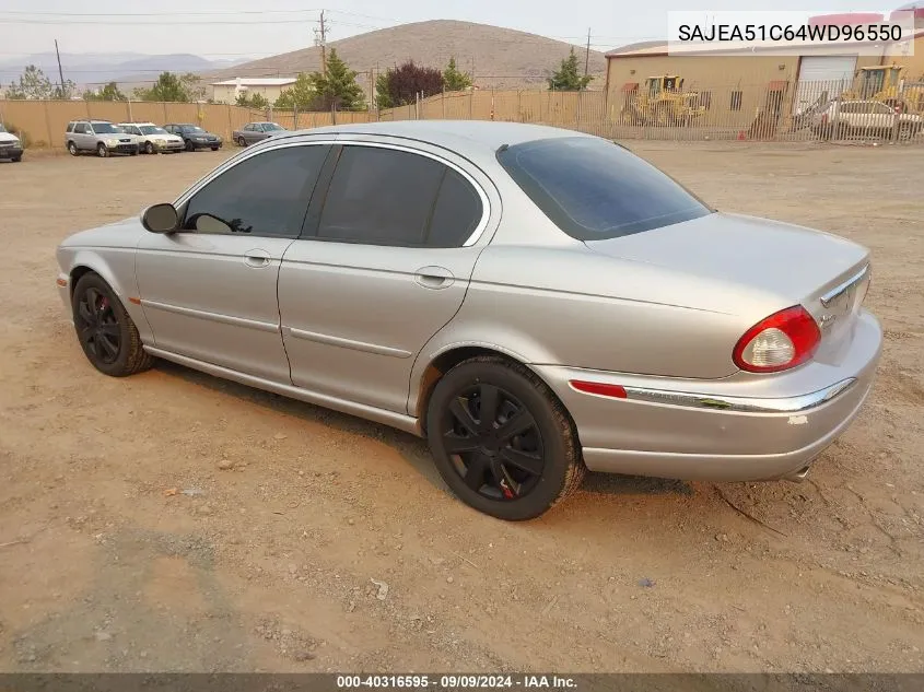 SAJEA51C64WD96550 2004 Jaguar X-Type 3.0