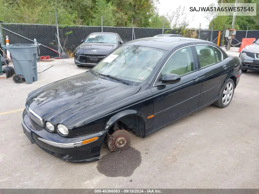 2005 Jaguar X-Type 3.0 VIN: SAJWA51A65WE57545 Lot: 40366083