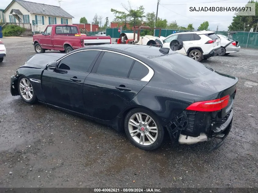 SAJAD4BG8HA966971 2017 Jaguar Xe 25T Premium