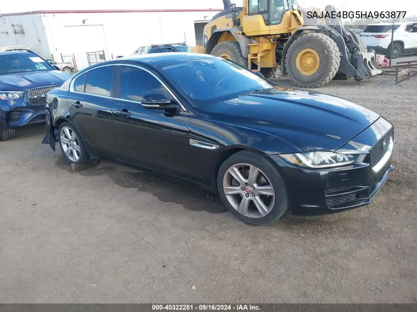 2017 Jaguar Xe 25T Prestige VIN: SAJAE4BG5HA963877 Lot: 40322251