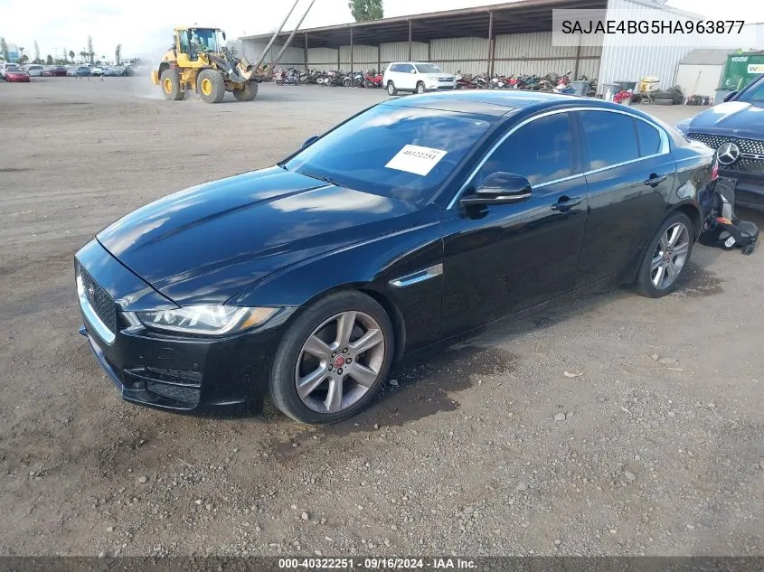 SAJAE4BG5HA963877 2017 Jaguar Xe 25T Prestige