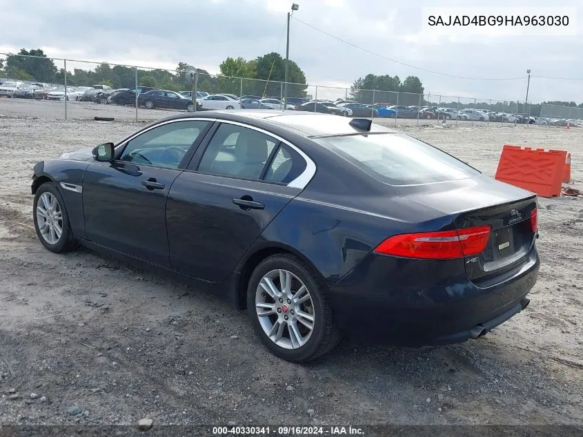 SAJAD4BG9HA963030 2017 Jaguar Xe Premium