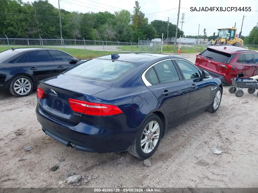 SAJAD4FX8JCP34455 2018 Jaguar Xe Premium