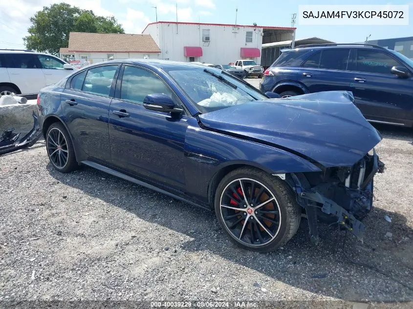 SAJAM4FV3KCP45072 2019 Jaguar Xe S