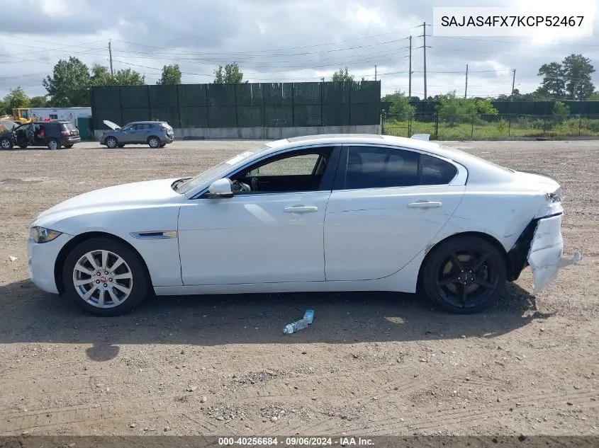 SAJAS4FX7KCP52467 2019 Jaguar Xe 25T