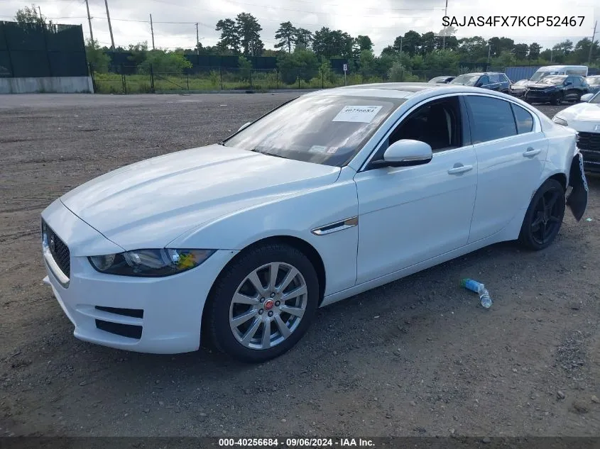 SAJAS4FX7KCP52467 2019 Jaguar Xe 25T