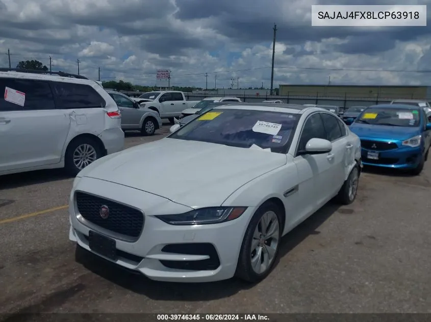 SAJAJ4FX8LCP63918 2020 Jaguar Xe S Awd Automatic