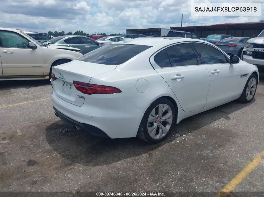 SAJAJ4FX8LCP63918 2020 Jaguar Xe S Awd Automatic