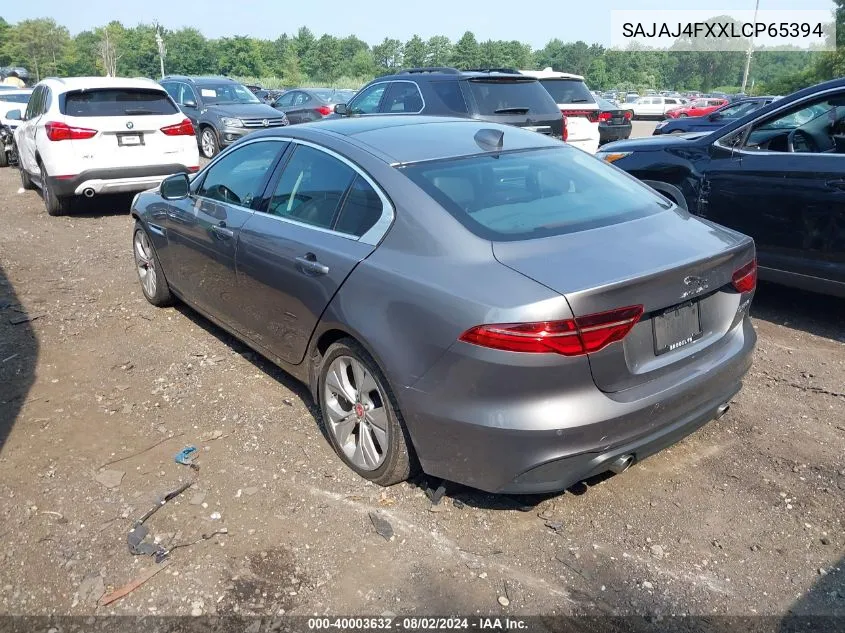 SAJAJ4FXXLCP65394 2020 Jaguar Xe S Awd Automatic