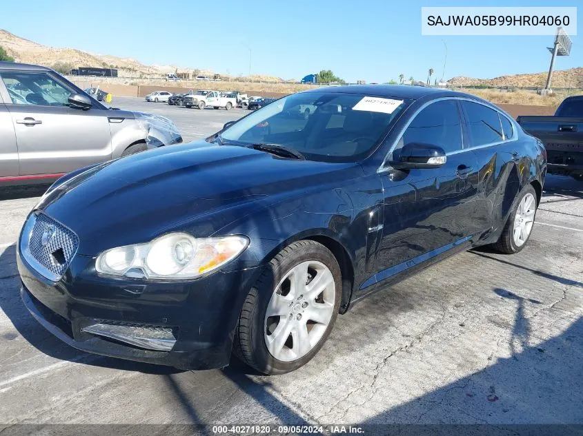 2009 Jaguar Xf Luxury VIN: SAJWA05B99HR04060 Lot: 40271820