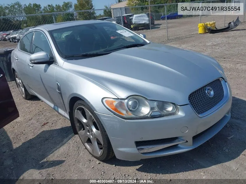 SAJWA07C491R35554 2009 Jaguar Xf Supercharged