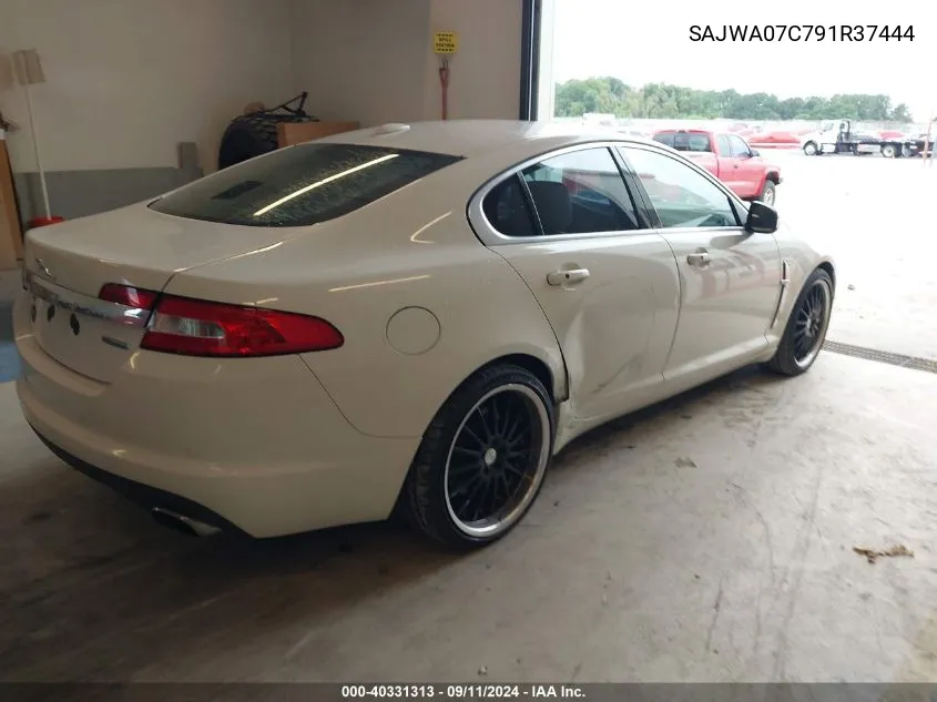 2009 Jaguar Xf Supercharged VIN: SAJWA07C791R37444 Lot: 40331313