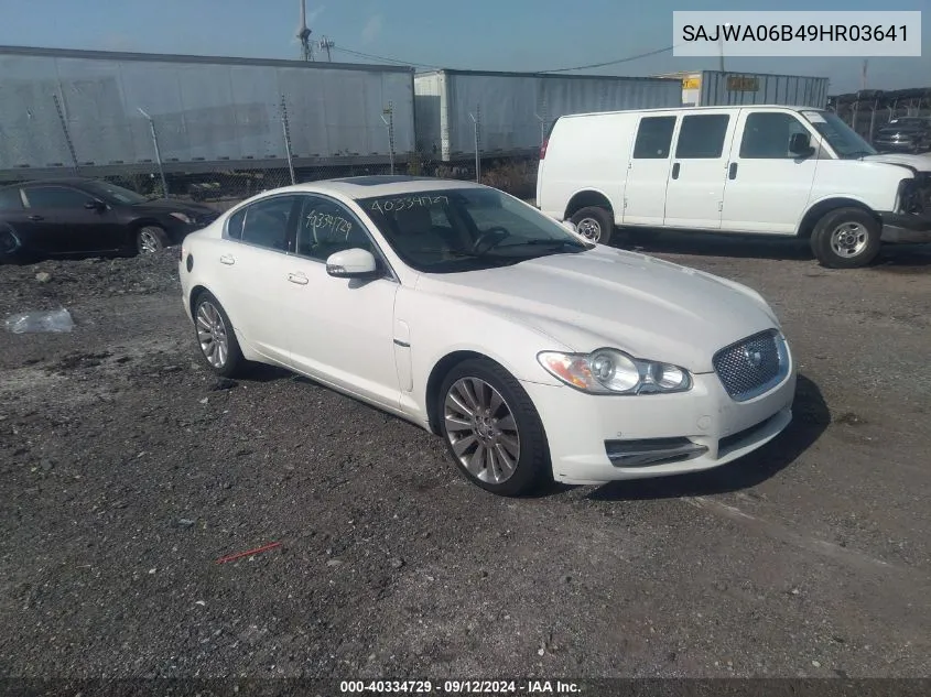 SAJWA06B49HR03641 2009 Jaguar Xf Premium Luxury