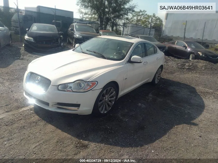 2009 Jaguar Xf Premium Luxury VIN: SAJWA06B49HR03641 Lot: 40334729