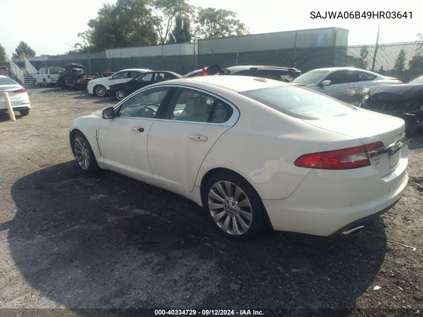 SAJWA06B49HR03641 2009 Jaguar Xf Premium Luxury