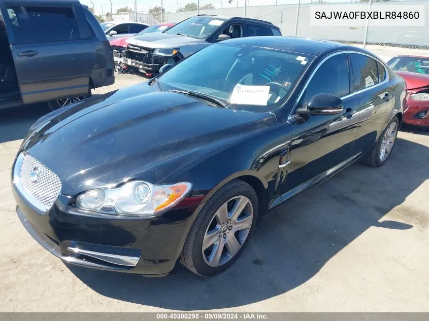 SAJWA0FBXBLR84860 2011 Jaguar Xf