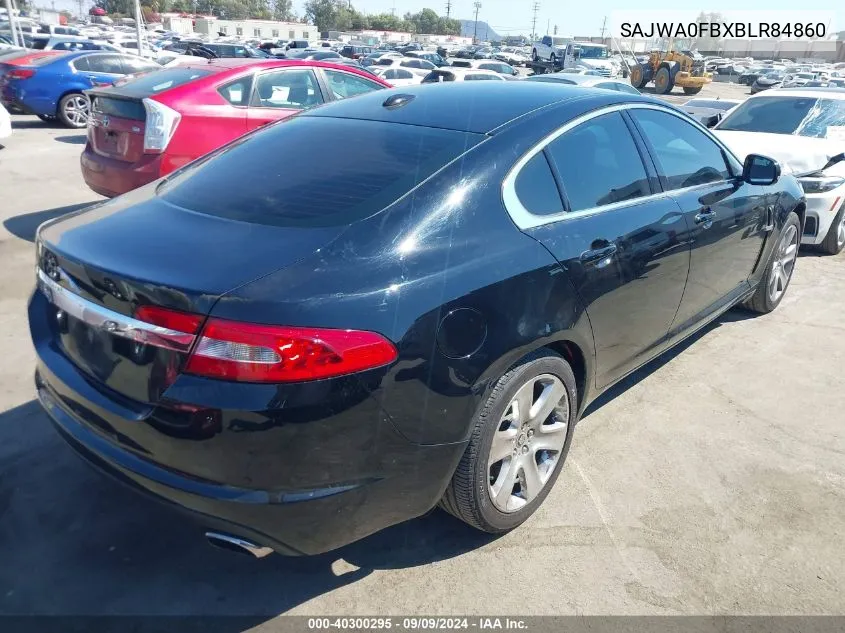 SAJWA0FBXBLR84860 2011 Jaguar Xf