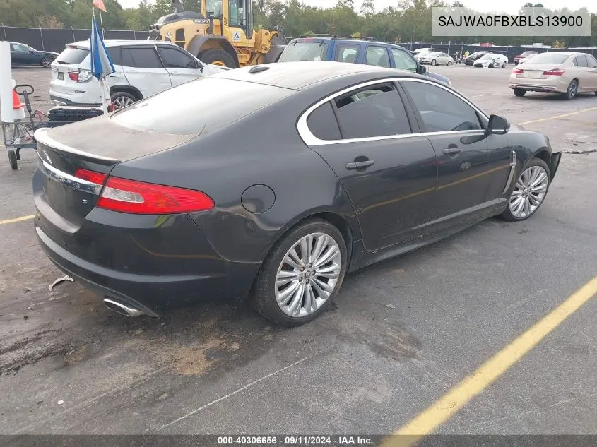 2011 Jaguar Xf VIN: SAJWA0FBXBLS13900 Lot: 40306656