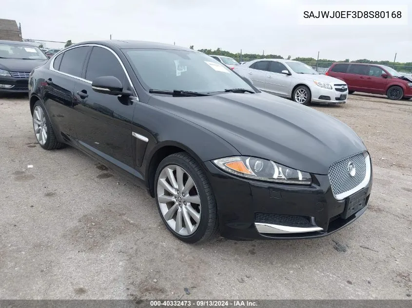 SAJWJ0EF3D8S80168 2013 Jaguar Xf