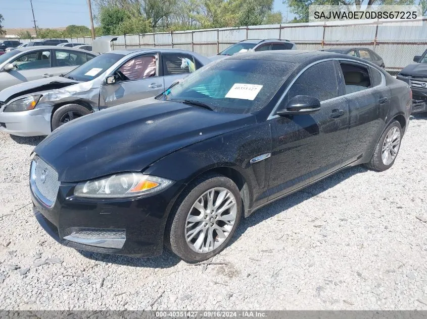 SAJWA0E70D8S67225 2013 Jaguar Xf