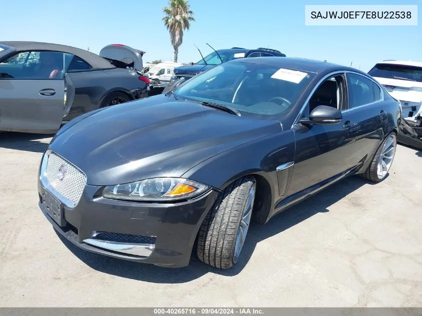 SAJWJ0EF7E8U22538 2014 Jaguar Xf V6 Sc