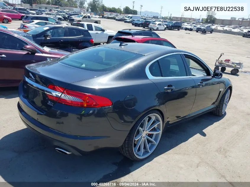 SAJWJ0EF7E8U22538 2014 Jaguar Xf V6 Sc