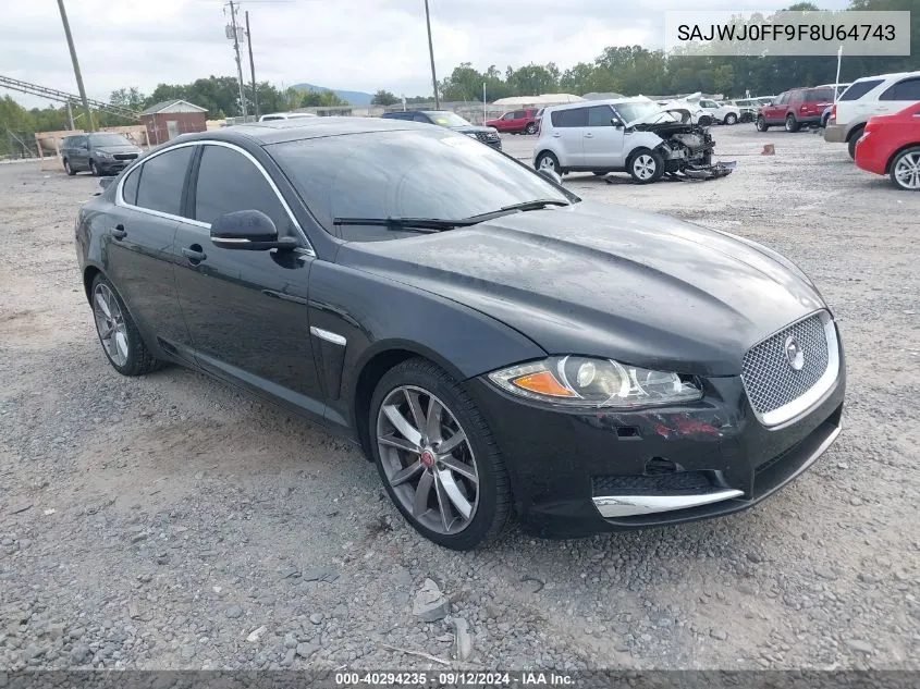 SAJWJ0FF9F8U64743 2015 Jaguar Xf 3.0 Sport Awd