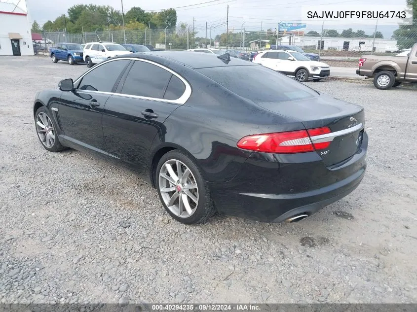 SAJWJ0FF9F8U64743 2015 Jaguar Xf 3.0 Sport Awd