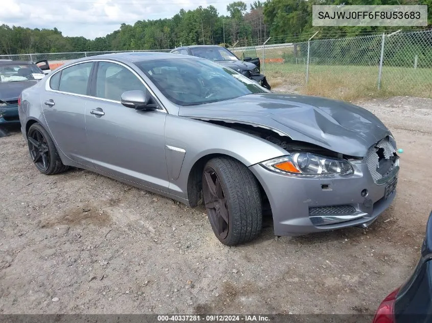 SAJWJ0FF6F8U53683 2015 Jaguar Xf 3.0 Portfolio/3.0 Sport