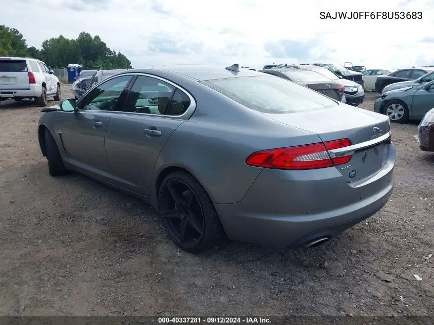 SAJWJ0FF6F8U53683 2015 Jaguar Xf 3.0 Portfolio/3.0 Sport