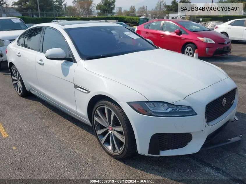 SAJBG4BVXGCY06491 2016 Jaguar Xf S