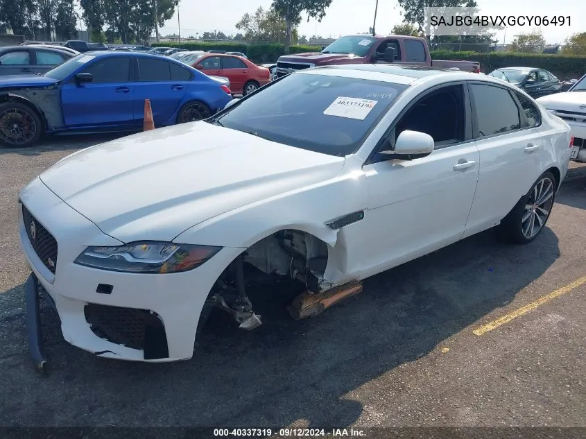 SAJBG4BVXGCY06491 2016 Jaguar Xf S