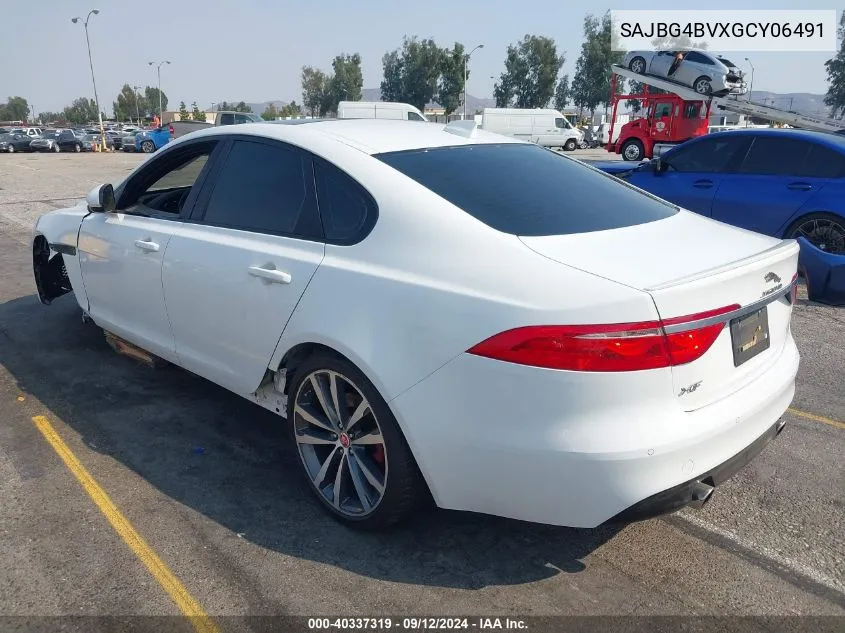 SAJBG4BVXGCY06491 2016 Jaguar Xf S