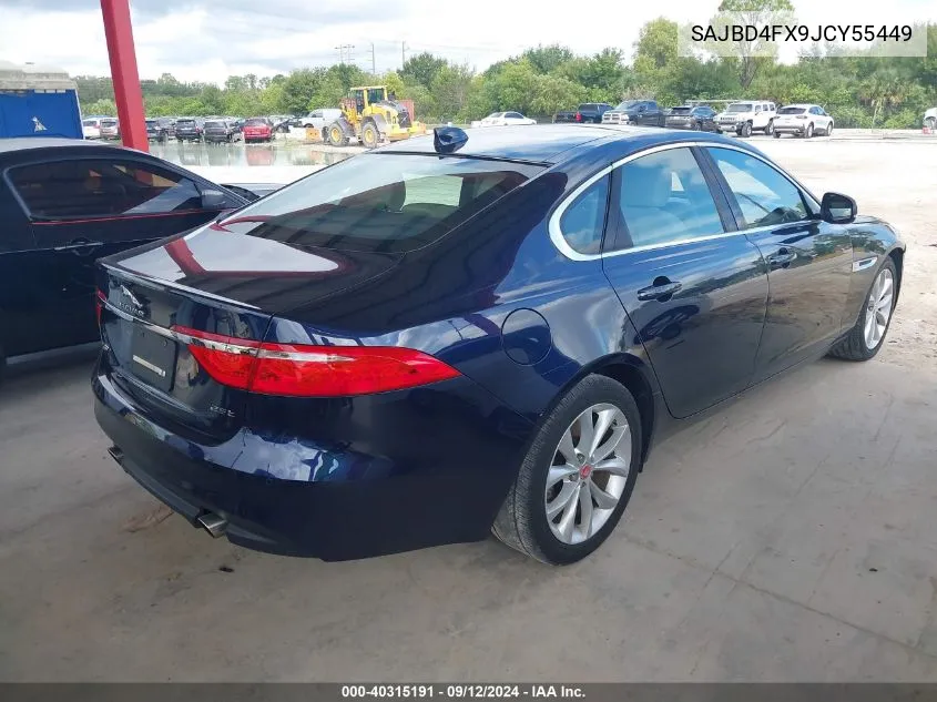 SAJBD4FX9JCY55449 2018 Jaguar Xf 25T Premium