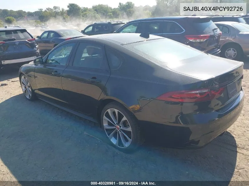 SAJBL4GX4PCY92726 2023 Jaguar Xf R-Dynamic Se