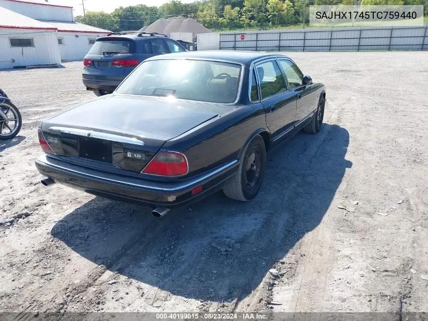 1996 Jaguar Xj6 VIN: SAJHX1745TC759440 Lot: 40199015