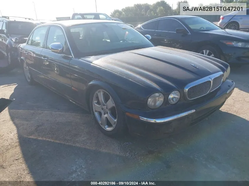 2005 Jaguar Super V8 VIN: SAJWA82B15TG47201 Lot: 40292186