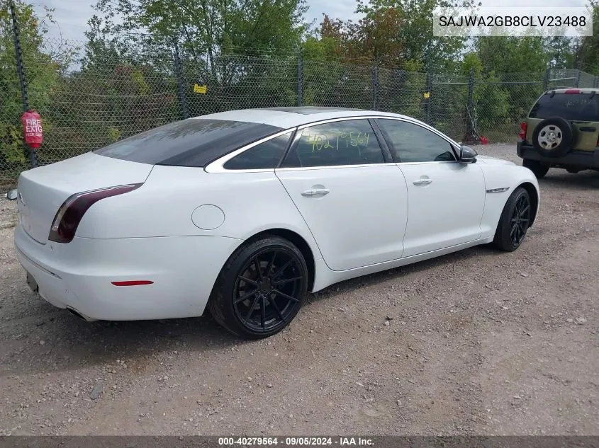 SAJWA2GB8CLV23488 2012 Jaguar Xj Xjl Portfolio