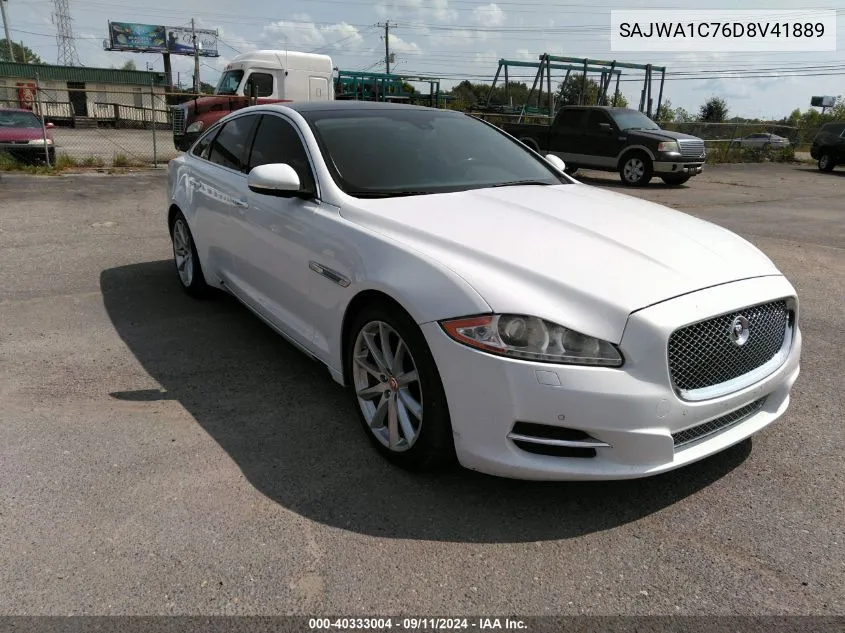 2013 Jaguar Xj VIN: SAJWA1C76D8V41889 Lot: 40333004