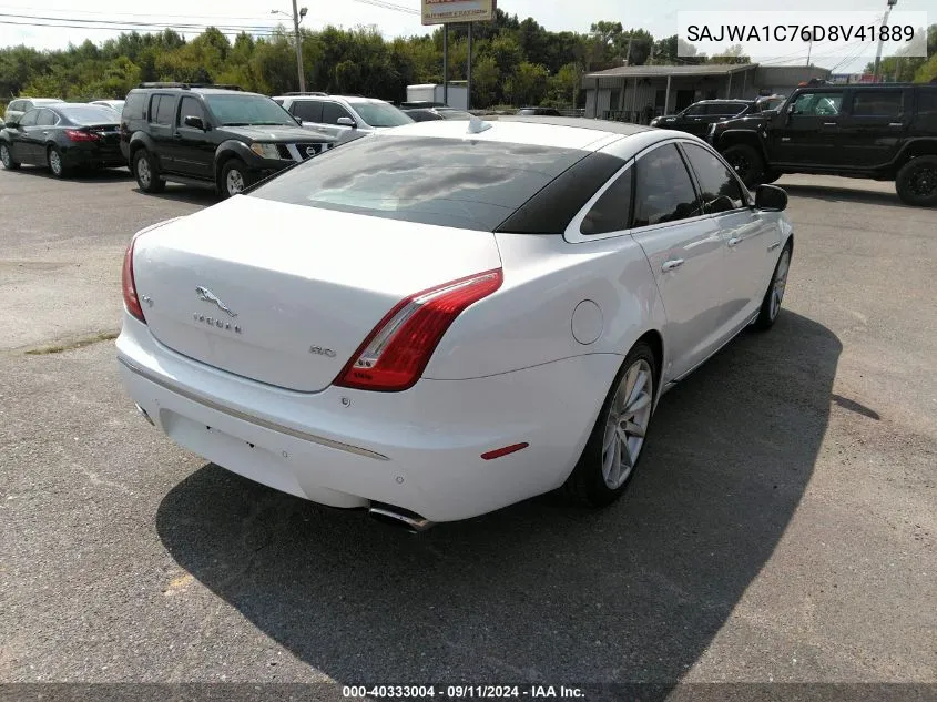 2013 Jaguar Xj VIN: SAJWA1C76D8V41889 Lot: 40333004