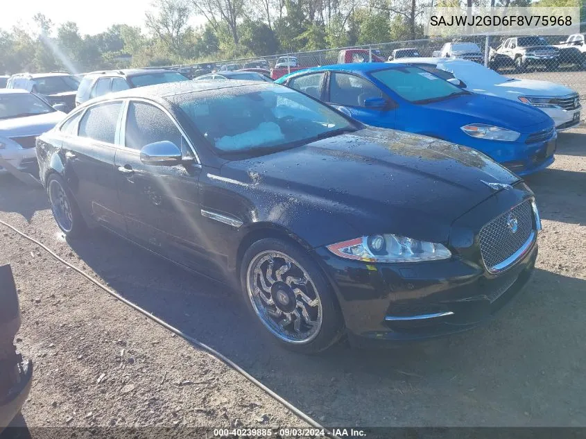 SAJWJ2GD6F8V75968 2015 Jaguar Xj Xjl Portfolio