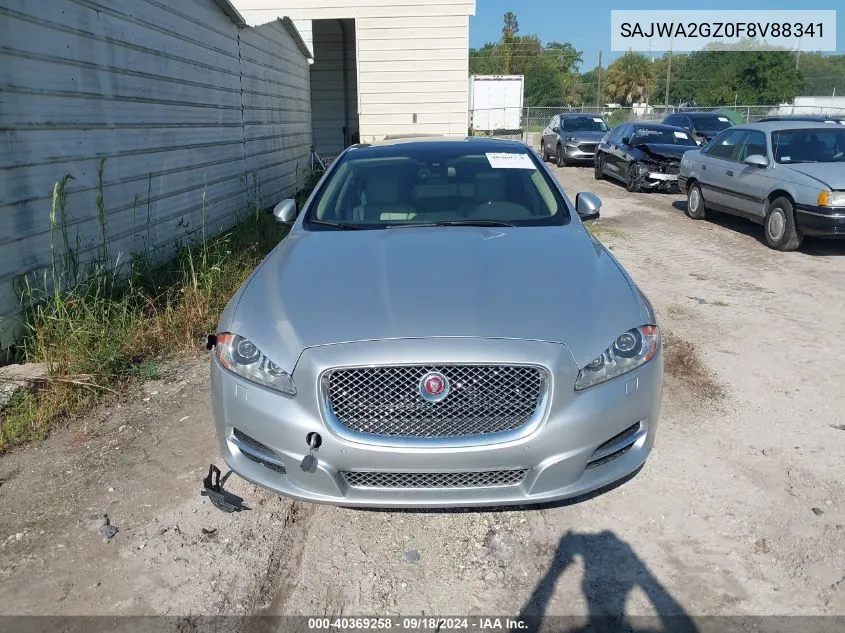 SAJWA2GZ0F8V88341 2015 Jaguar Xjl Portfolio