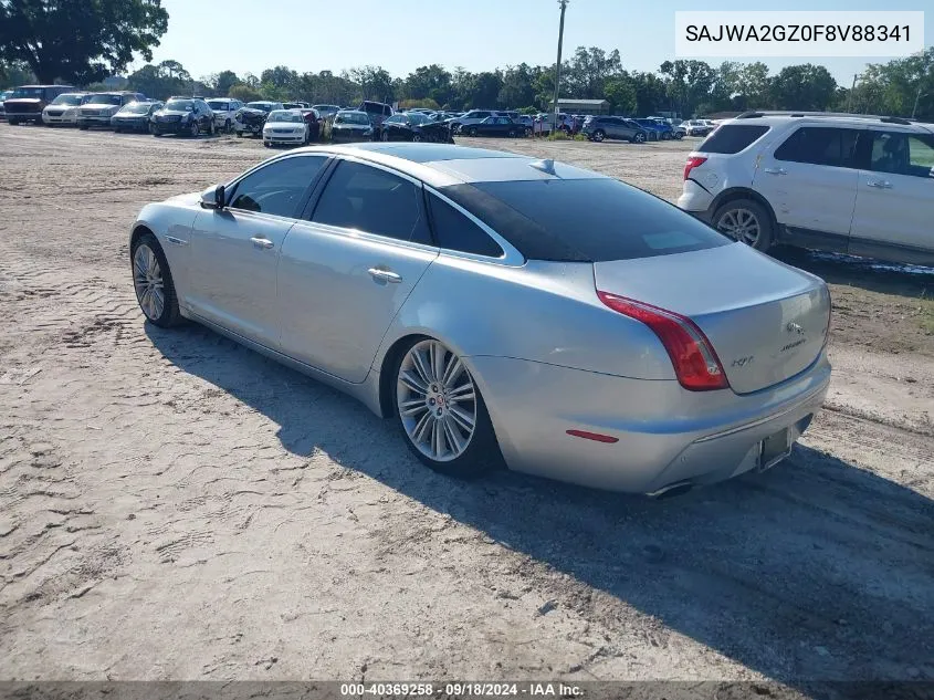 SAJWA2GZ0F8V88341 2015 Jaguar Xjl Portfolio